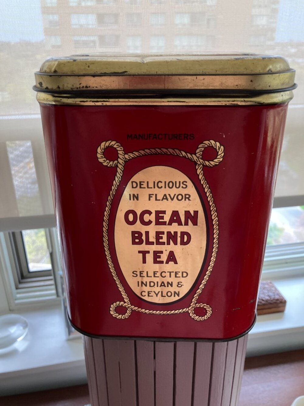 Antique Tea Container - Picture 4 of 7